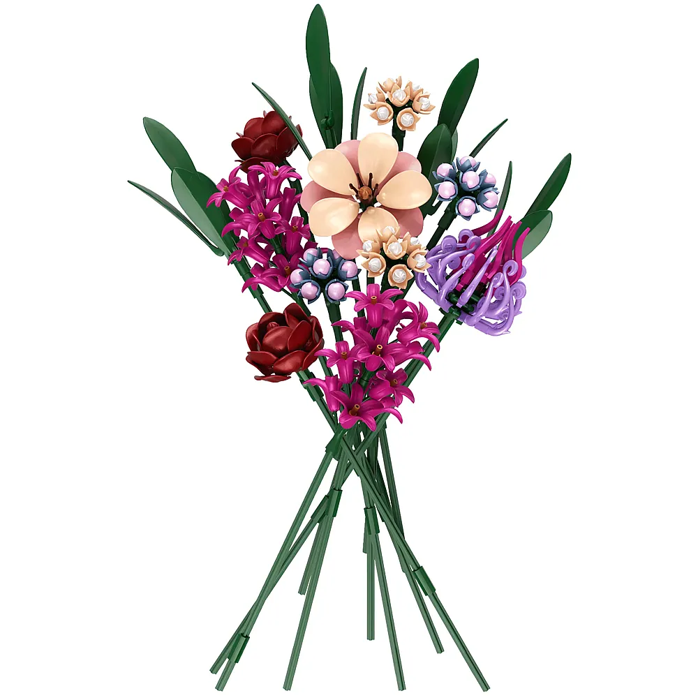Brixies Plus Blumenstrauss Wild Romance - 400 Teile | Klemmbausteine Natur