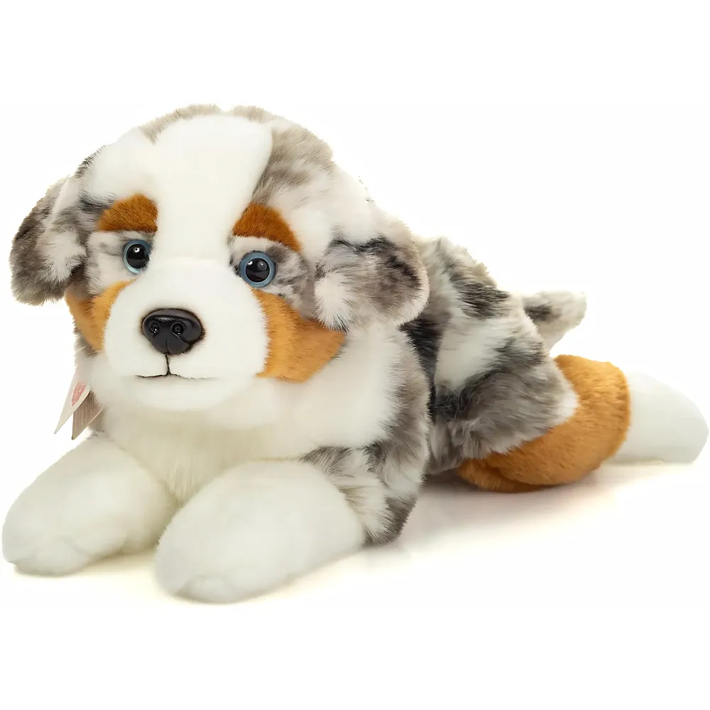 Teddy-Hermann Australian Shepherd liegend - 40 cm