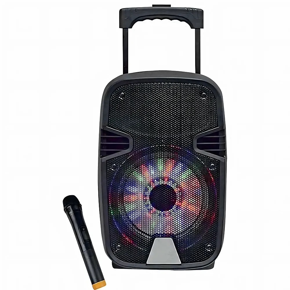 Mgm Dansing Enceinte Autonome ET Lumineuse 8 Pouces + Micro Sans