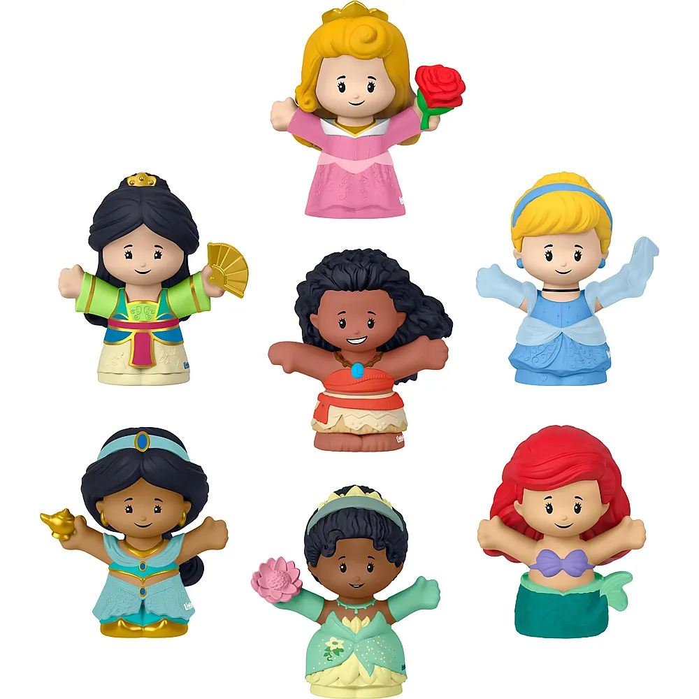 Fisher-Price Little People Disney Princess Figuren - 7 Teile