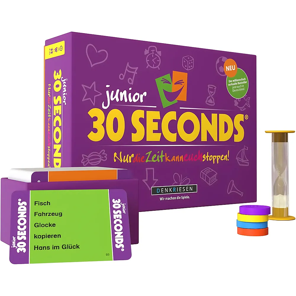 Denkriesen 30 Seconds Junior - Nur die Zeit kann euch stoppen | Partyspiele