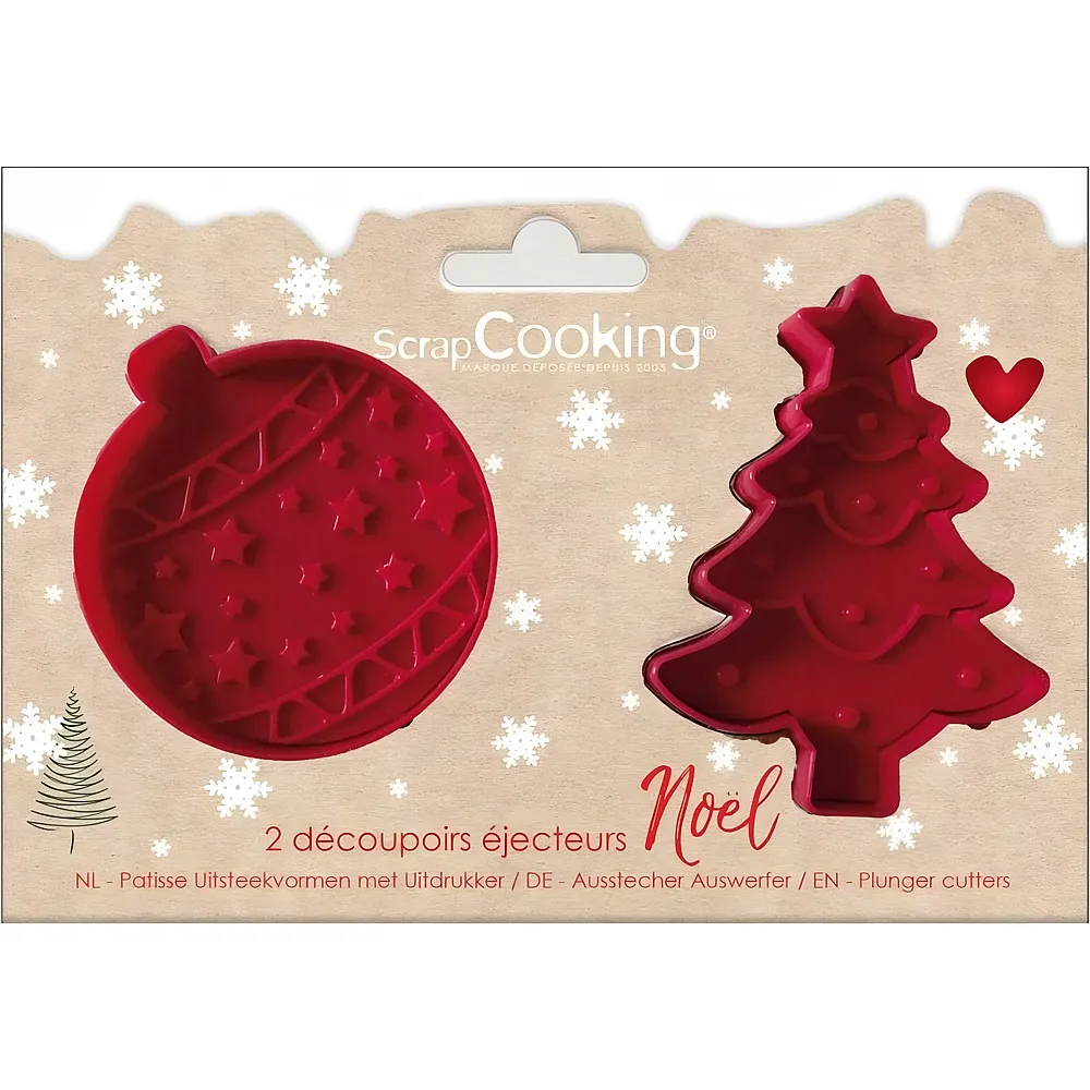 ScrapCooking Ausstecher Weihnachten - 2 Teile
