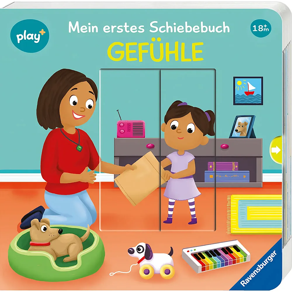 Ravensburger play+ Mein erstes Schiebebuch: Gef�hle