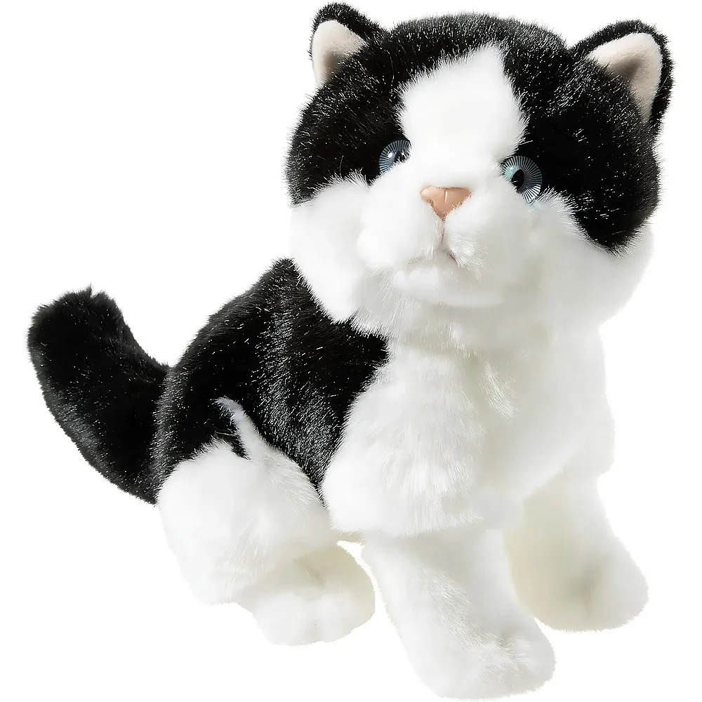 meinspielzeug - Heunec Misanimo Katze Schwarz-Weiss 24cm | Katzen Pl�sch