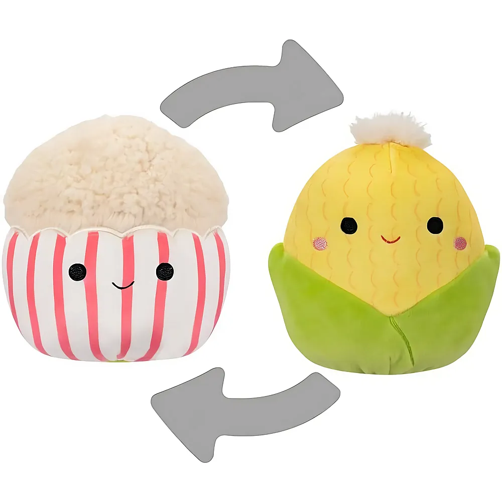 Squishmallows Pl�sch FlipAMallows Popcorn/Mais 13cm