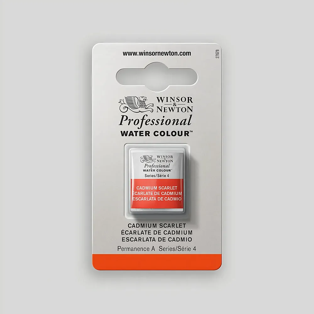 meinspielzeug - Winsor & Newton W&n Prof. Water Colour 1/2 Npfchen Kadmiumscharlach