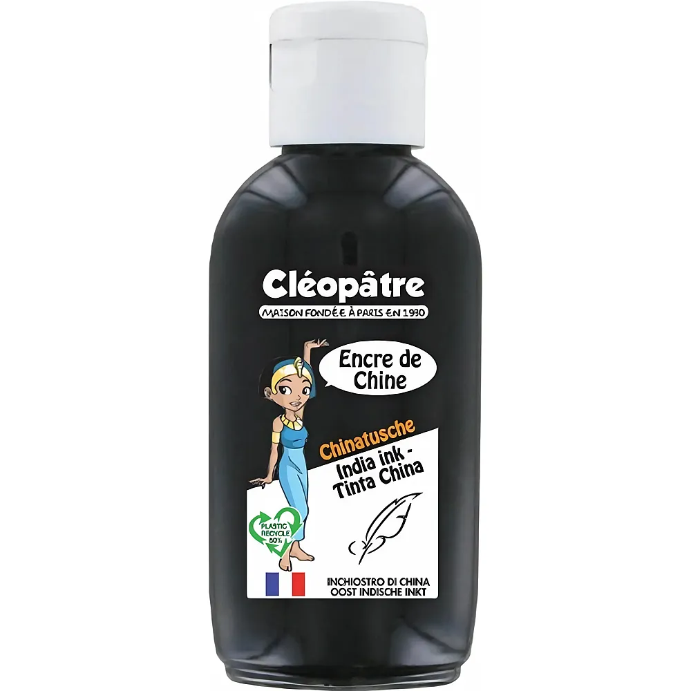 Cleopatre Encre DE Chine - Chinatusche 55ml Schwarz