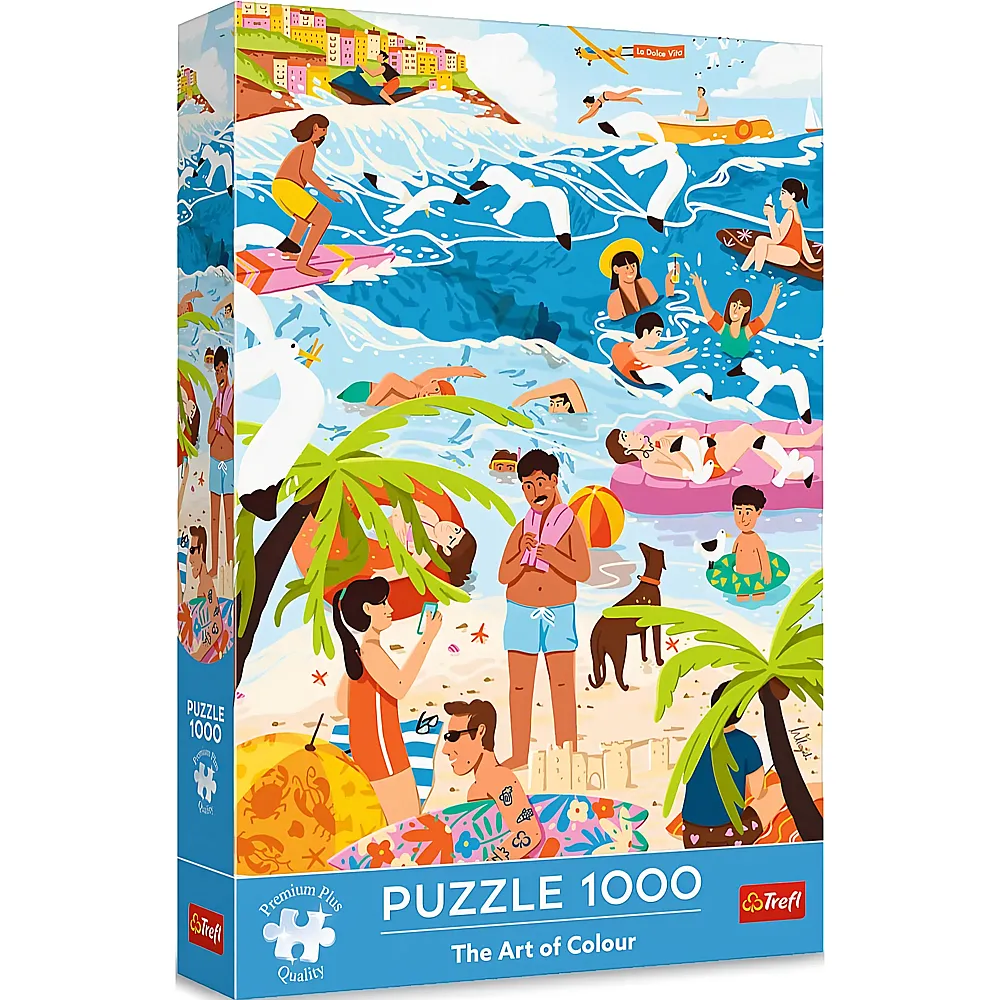 Trefl Puzzle The Art of Colour Ferien - 1000 Teile