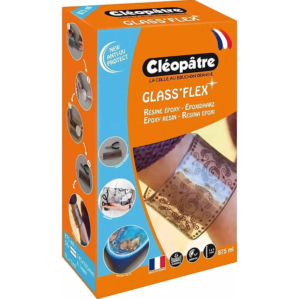 Cleopatre Glass'flex - Flexibel Gieharz-set Kstchen 875ml