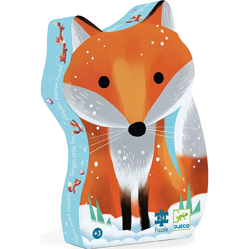 Djeco Puzzle Kleiner Fuchs Ginger 24 Teile - 24 Teile