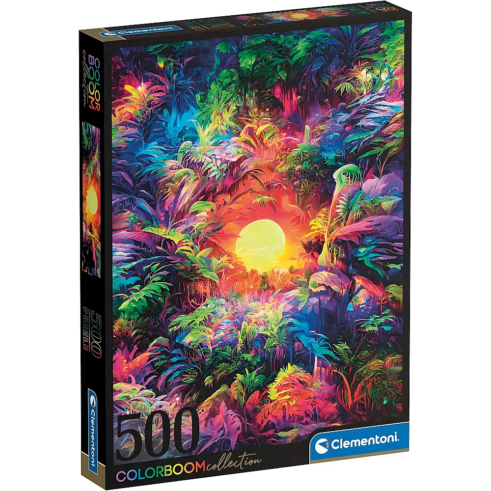 Clementoni Puzzle ColorBoom Psychedelic Jungle Sunrise - 500 Teile