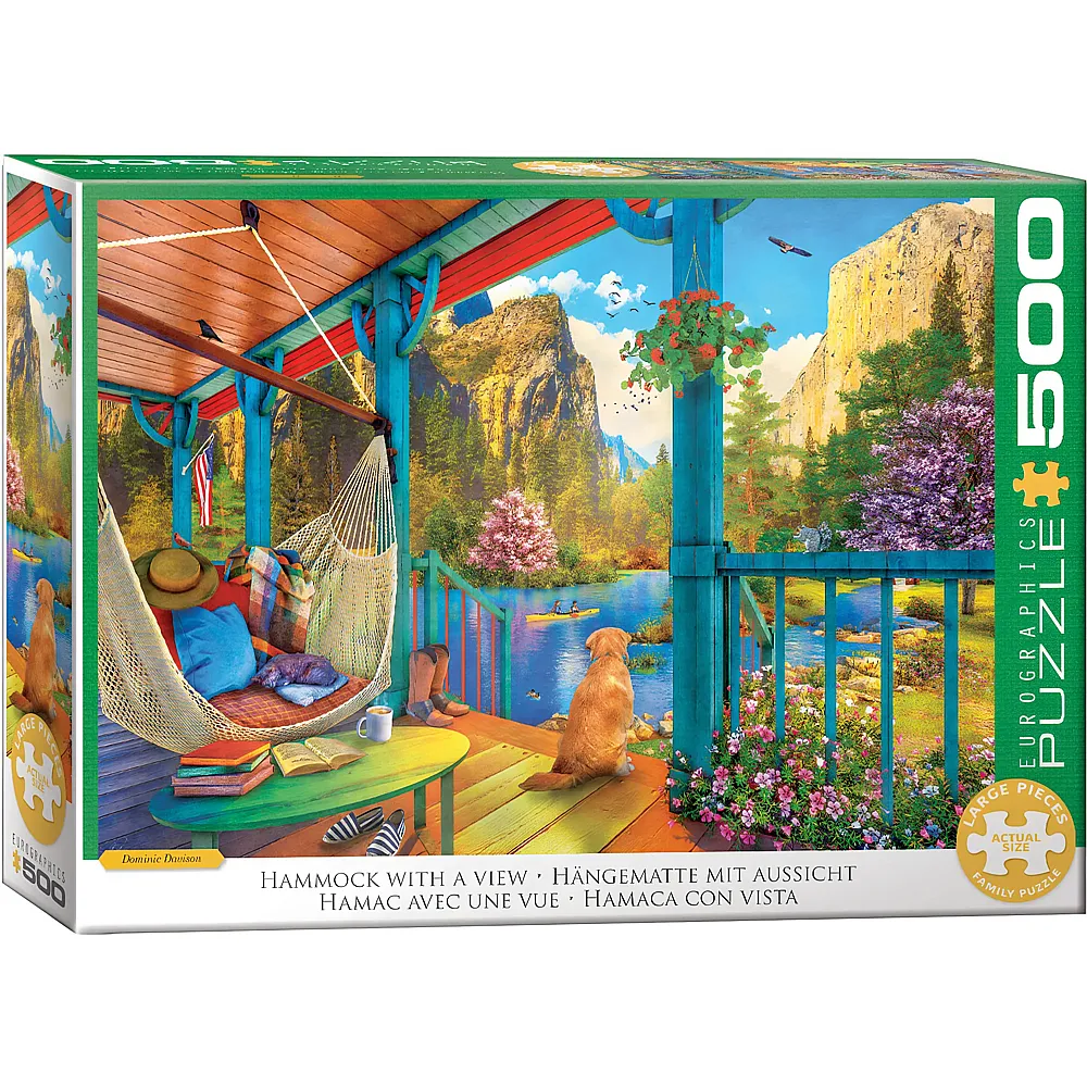 Eurographics Puzzle H�ngematte mit Aussicht - 500 Teile