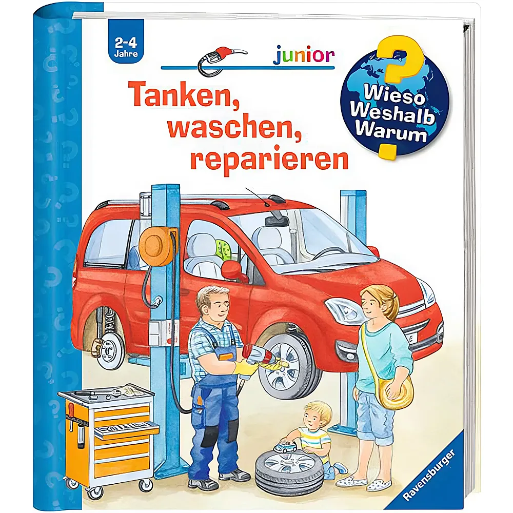 Ravensburger Wieso Weshalb Warum junior Tanken, waschen, reparieren Nr.69