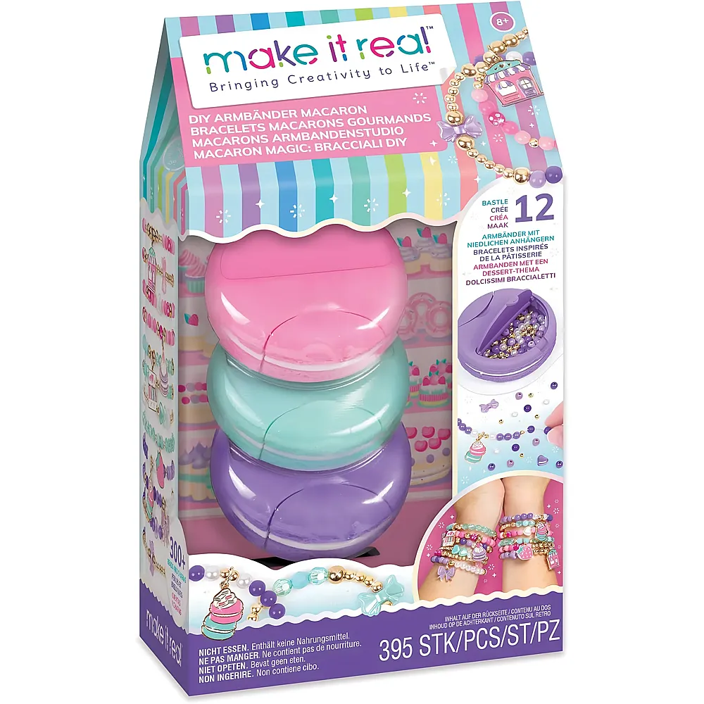 Make It Real Macaron Armband Set
