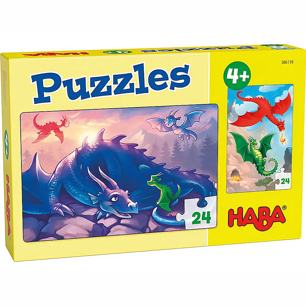 HABA Puzzles Drachen 2x24