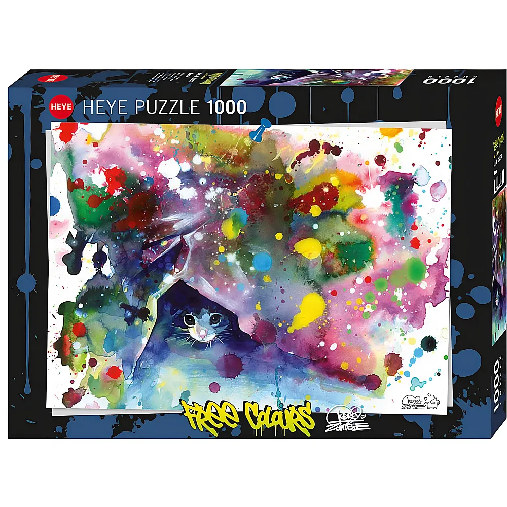 Heye Puzzle Lora Zombie Meow - 1000 Teile