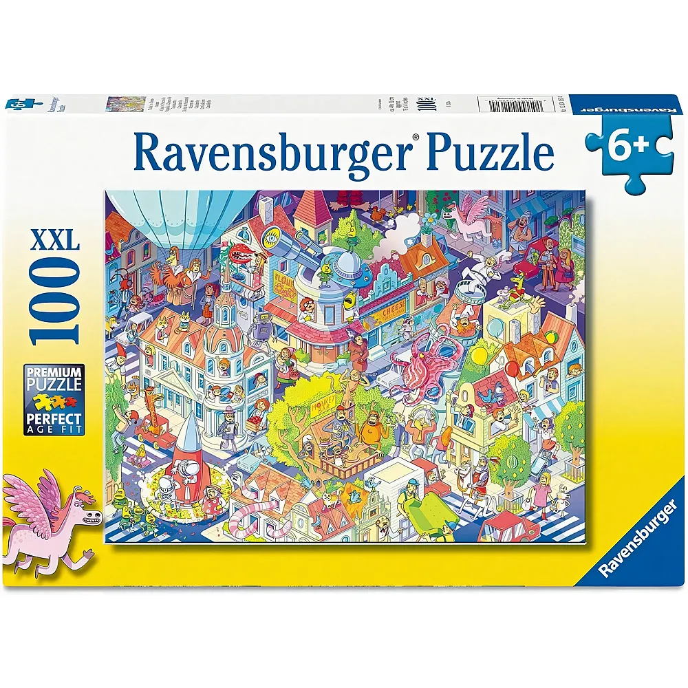 Ravensburger Puzzle Trubel in Chaoshausen - 100 Teile - Puzzle 10-104 Teile