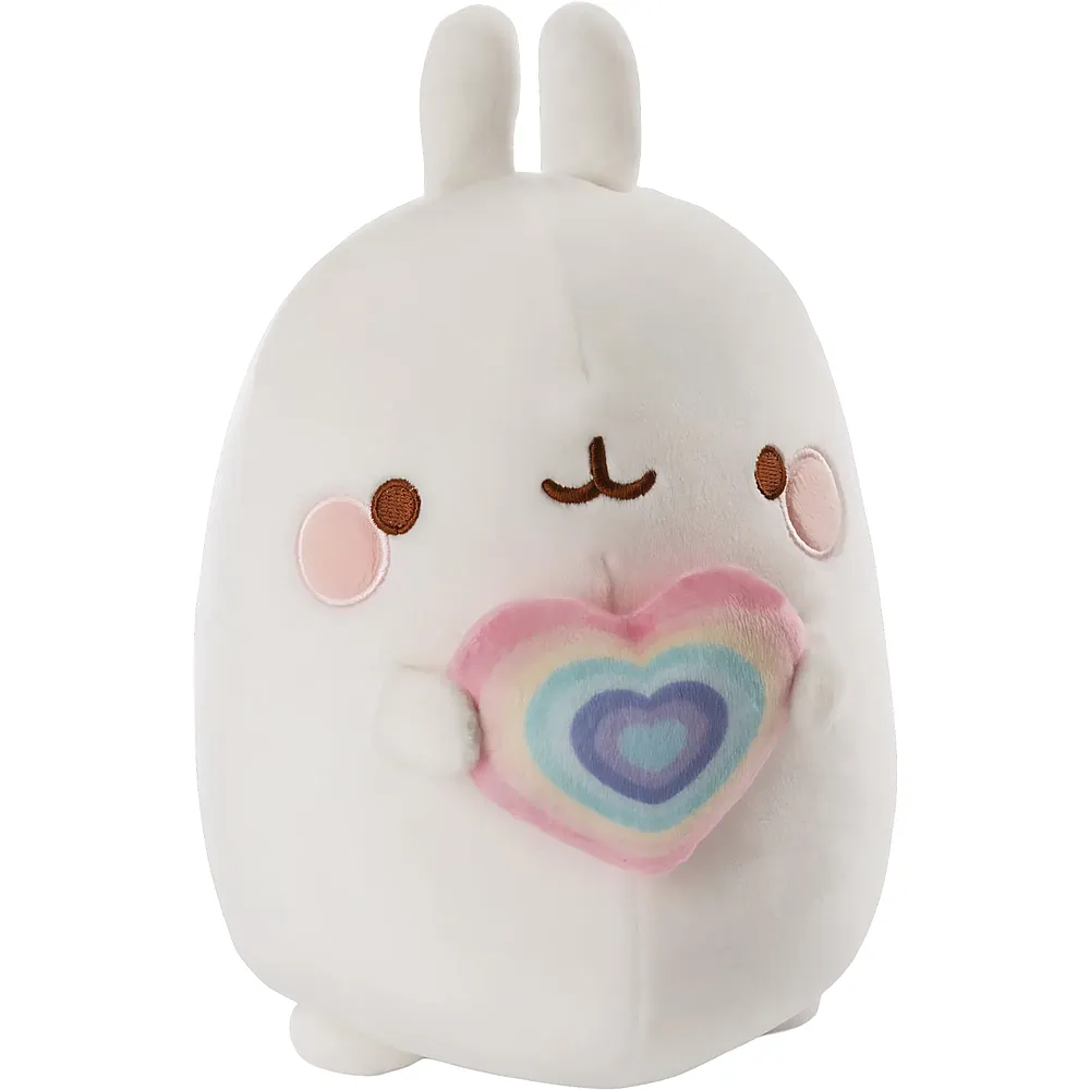 Nici Molang Regenbogen mit Herz - 16 cm - Lizenzfiguren Pl�sch