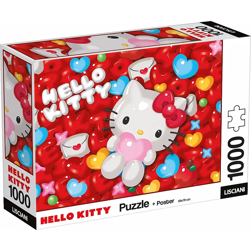 Lisciani Puzzle Hello Kitty 1000 Teile, 50x35 cm