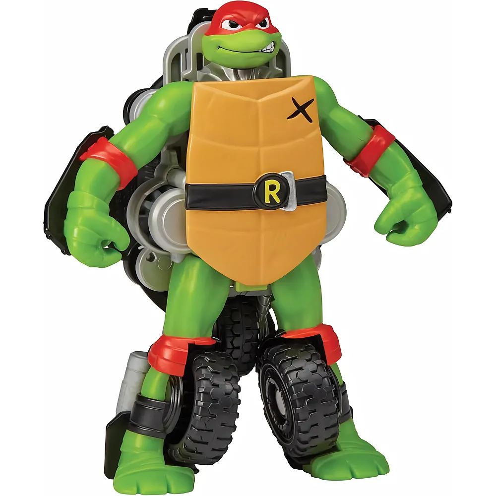 Playmates TEENAGE MUTANT NINJA 84292CO Tales Turtles Twist N Mutate Raphael Verwandelt Sich von Actionfigur zum Stealth-Fahrzeug, Mehrfarbig
