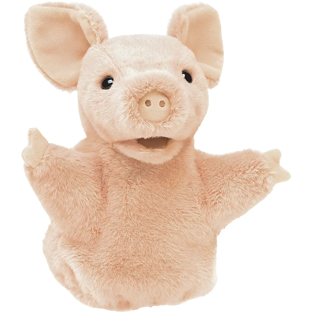 Folkmanis Handpuppe Kleines Schwein - 20 cm
