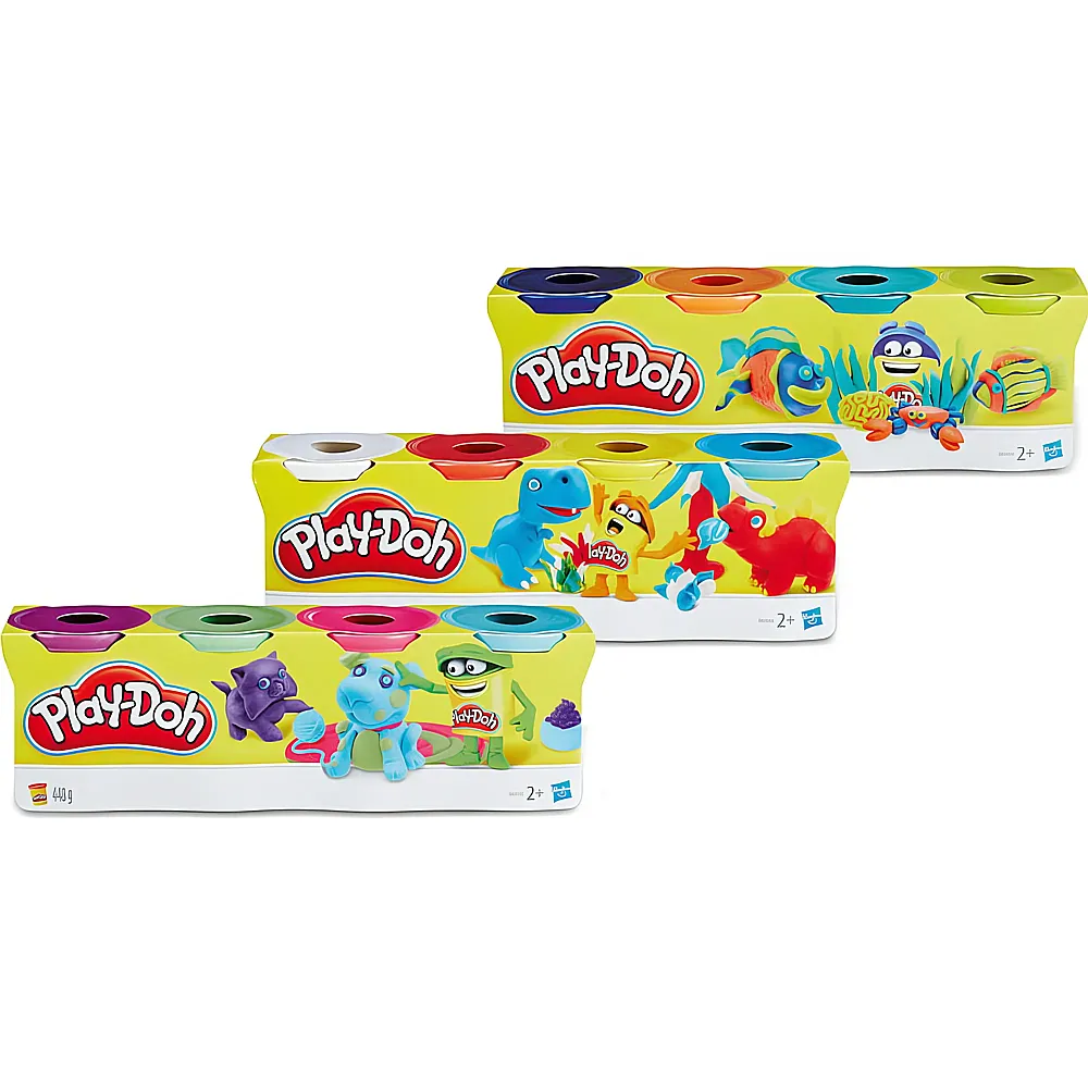 Play-Doh Classic 4er Pack Knete Sortiment