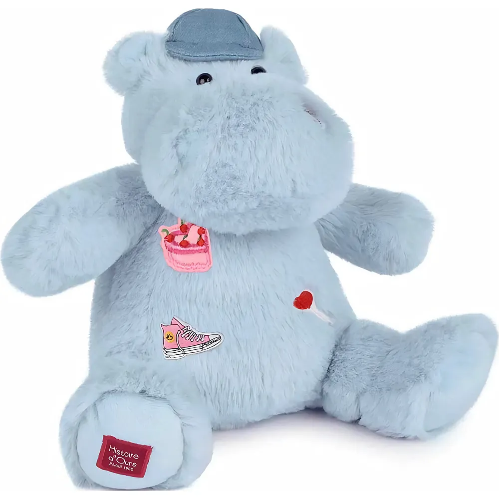 Doudou et Compagnie Hippo Hellblau - 20 cm