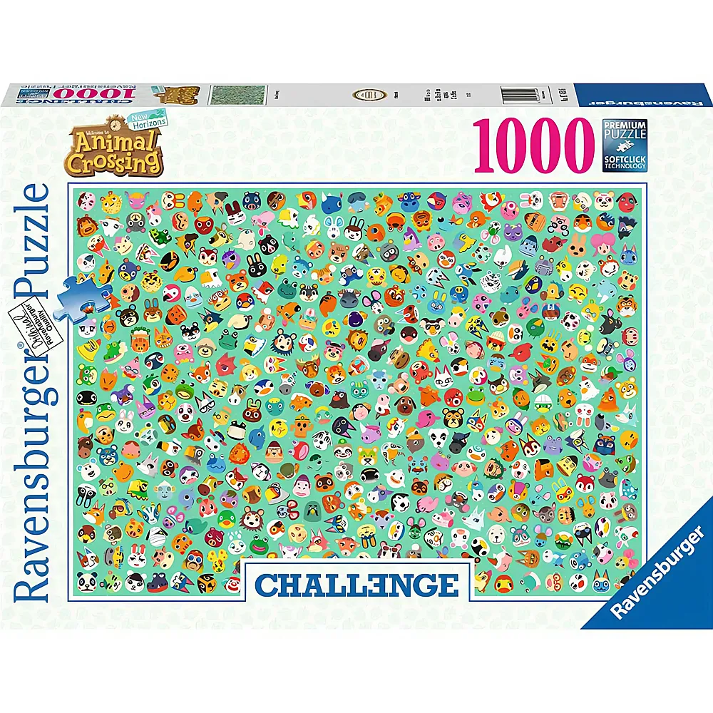 Ravensburger Puzzle Challenge Animal Crossing 1000Teile