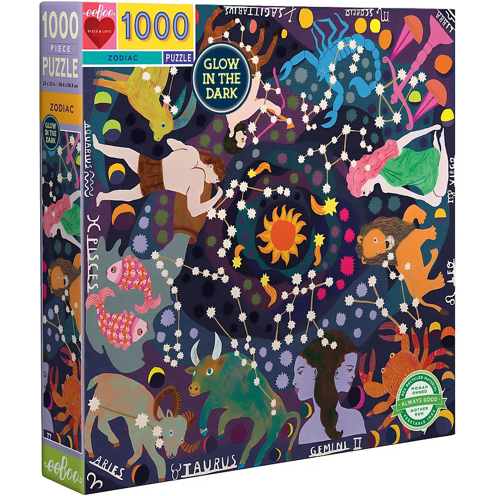 eeBoo Puzzle Zodiac 1000Teile | Puzzle 1000 Teile