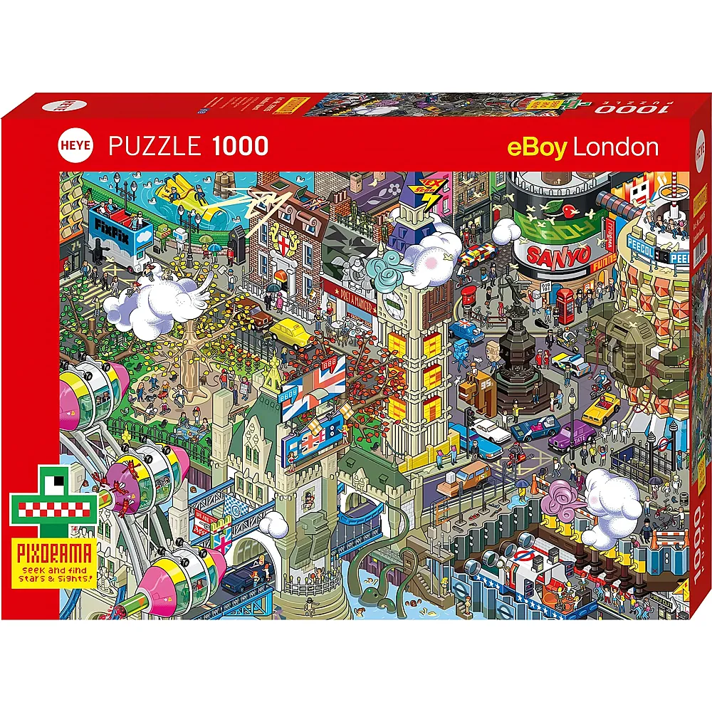 Heye Puzzle Pixorama London Quest - 1000 Teile
