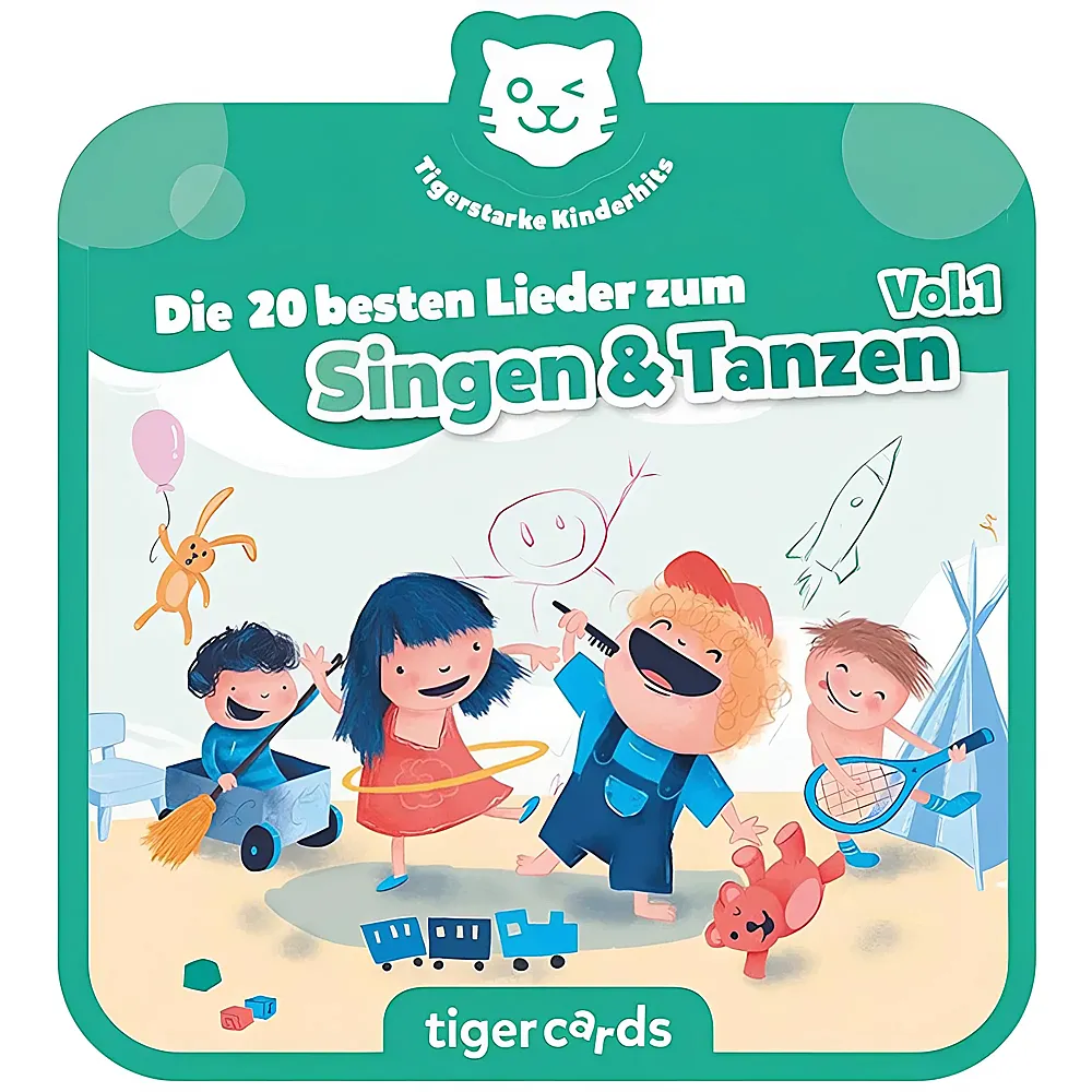 Tigermedia tigercard Die 20 besten Lieder zum Singen & Tanzen DE | Hrbcher & Hrspiele