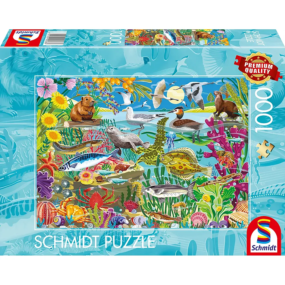 Schmidt Puzzle K�stenwelt - 1000 Teile