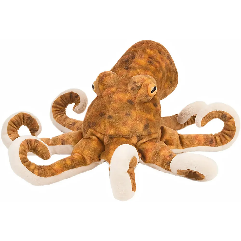 meinspielzeug - Wild Republic Aquatic Cuddlekins Krake - 30 cm | Meerestiere Pl�sch