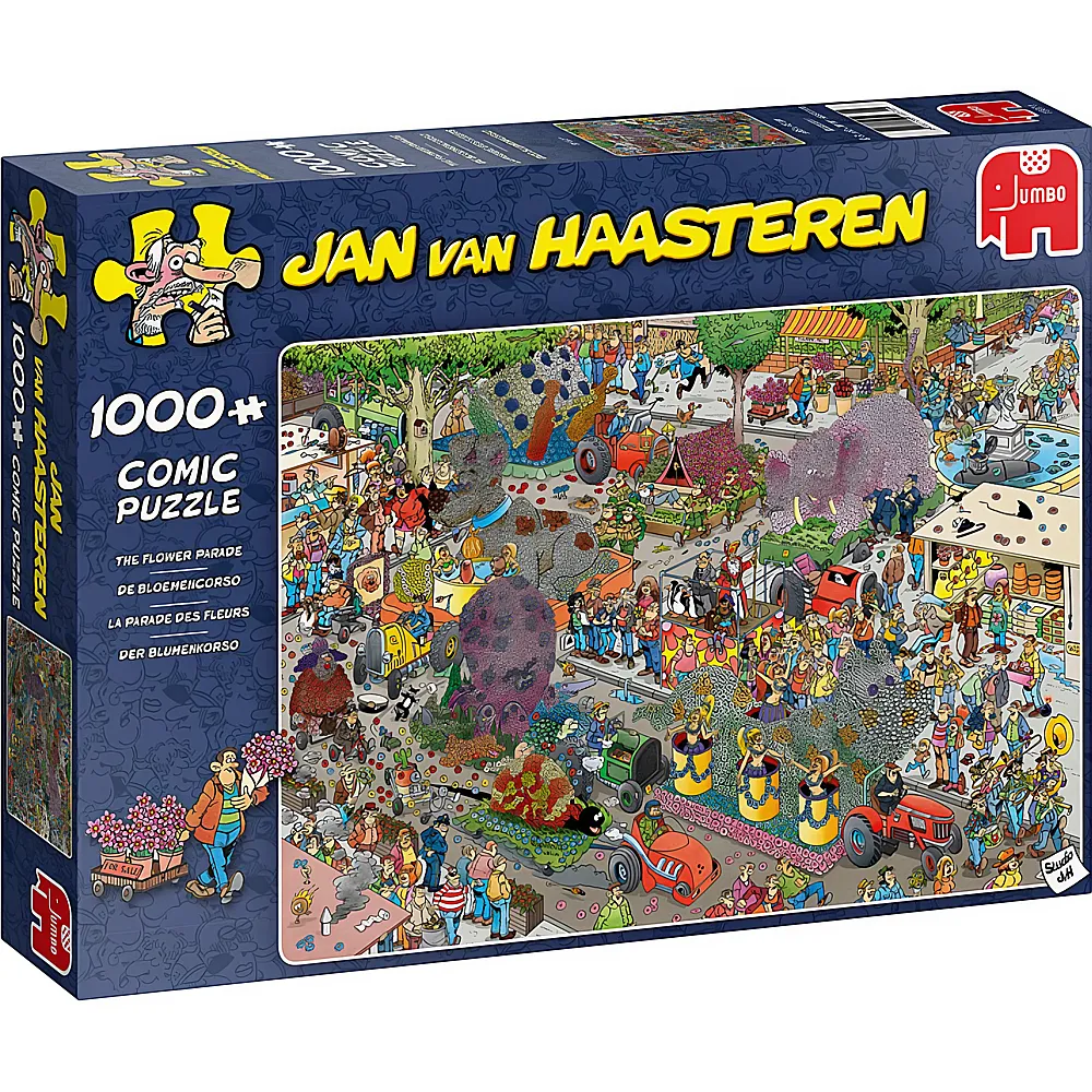 Jumbo Puzzle Jan van Haasteren Die Blumen Parade 1000Teile
