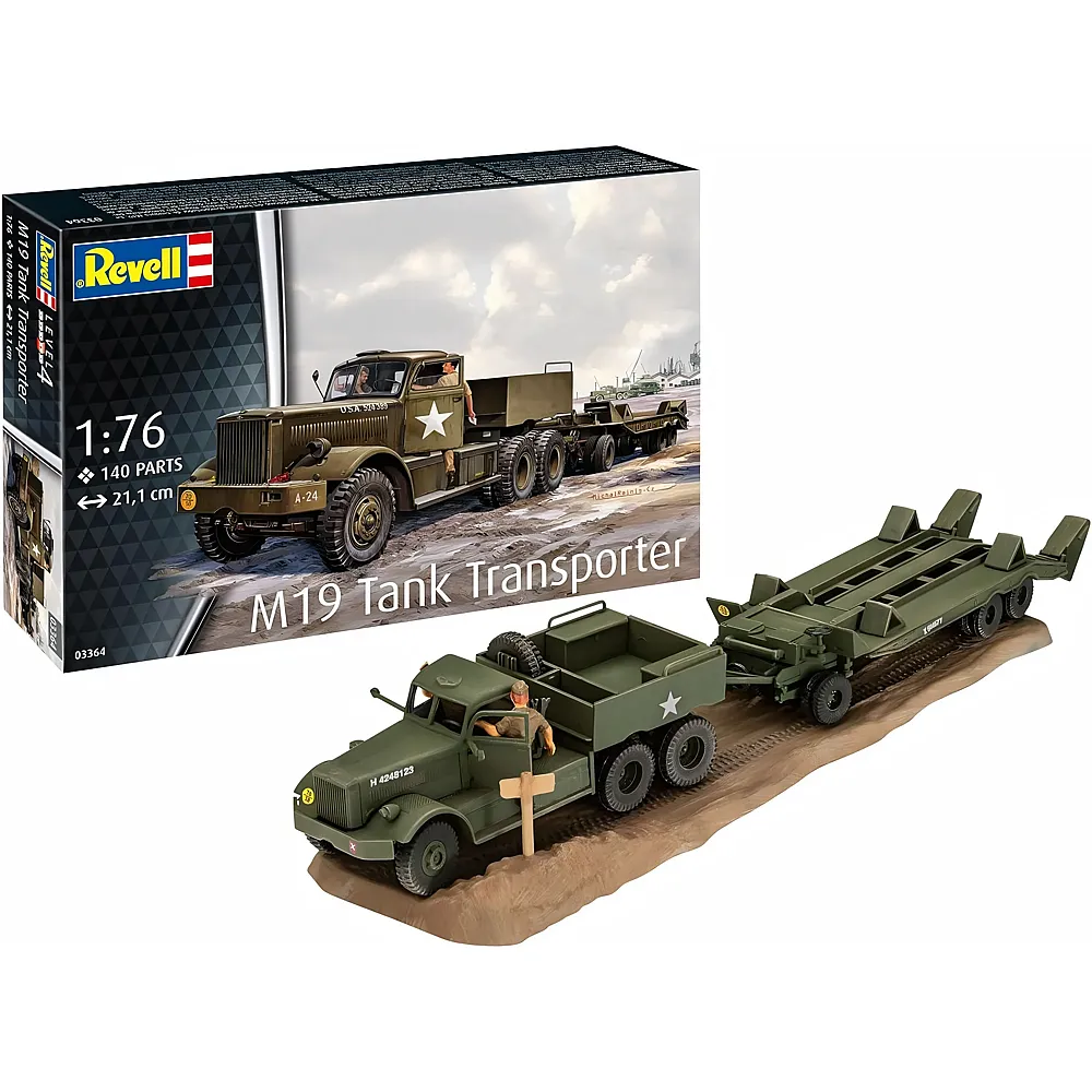 Revell Modellbausatz - M19 Panzertransporter 1:76 - 140dlg.