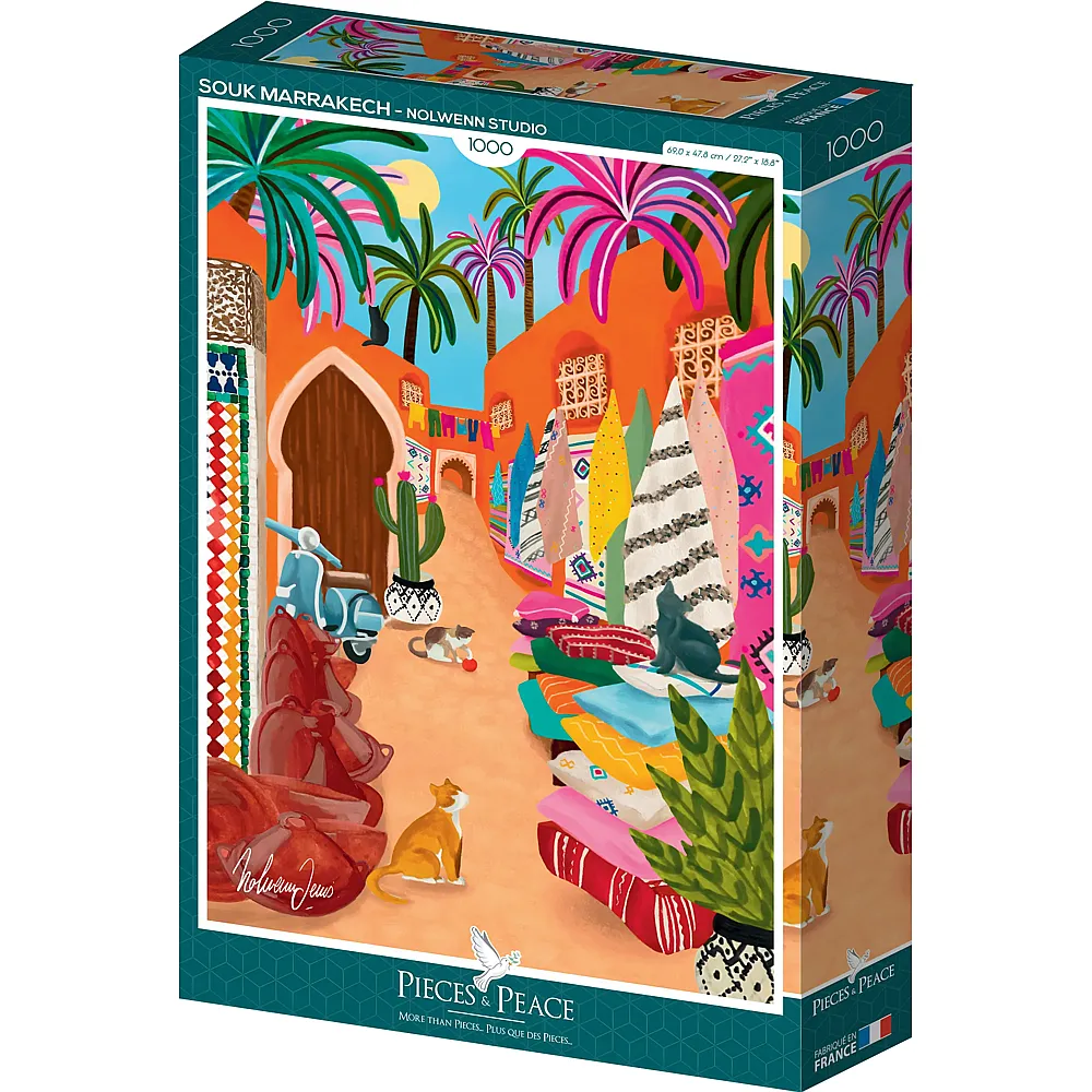 Pieces & Peace Puzzle Souk Marrakech - 1000 Teile