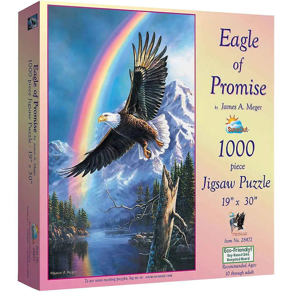SunsOut Puzzle James Meger Eagle of Promise - 1000 Teile