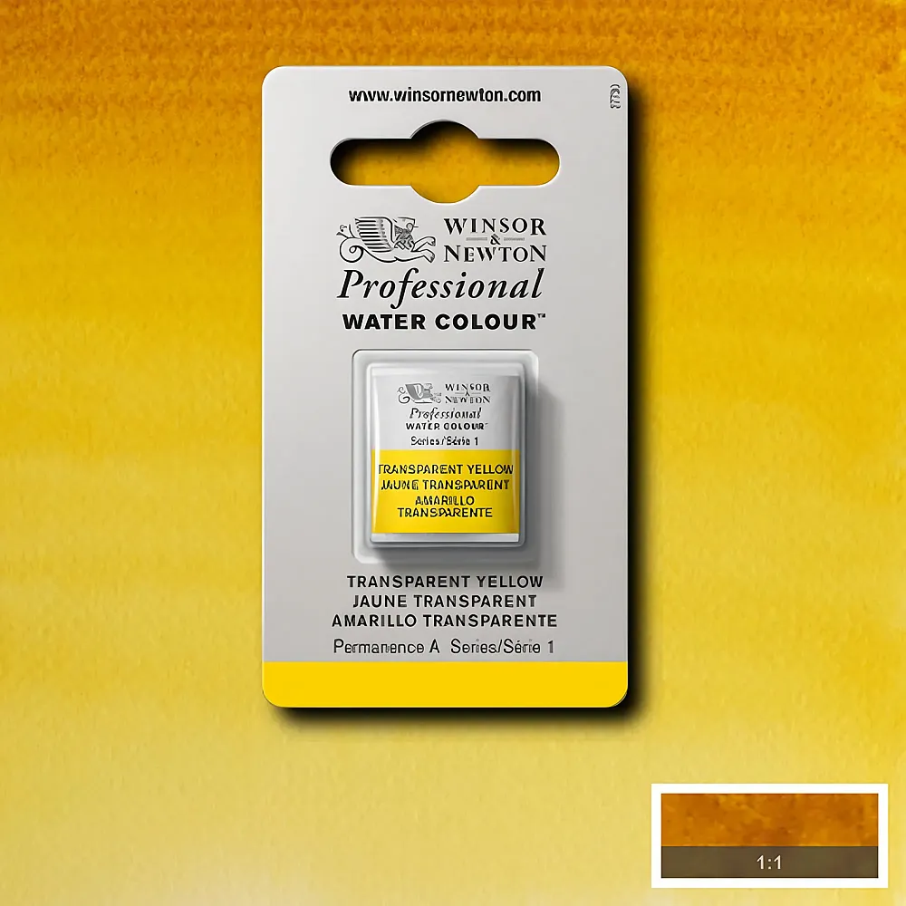 meinspielzeug - Winsor & Newton W&n Prof. Water Colour 1/2 Npfchen Transparentgelfb