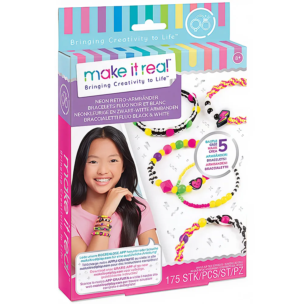 Make It Real Neon Retro Armb�nder