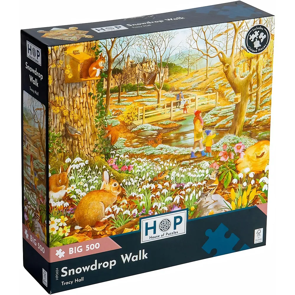 HOP - House of Puzzles Snowdrop Walk 500Teile