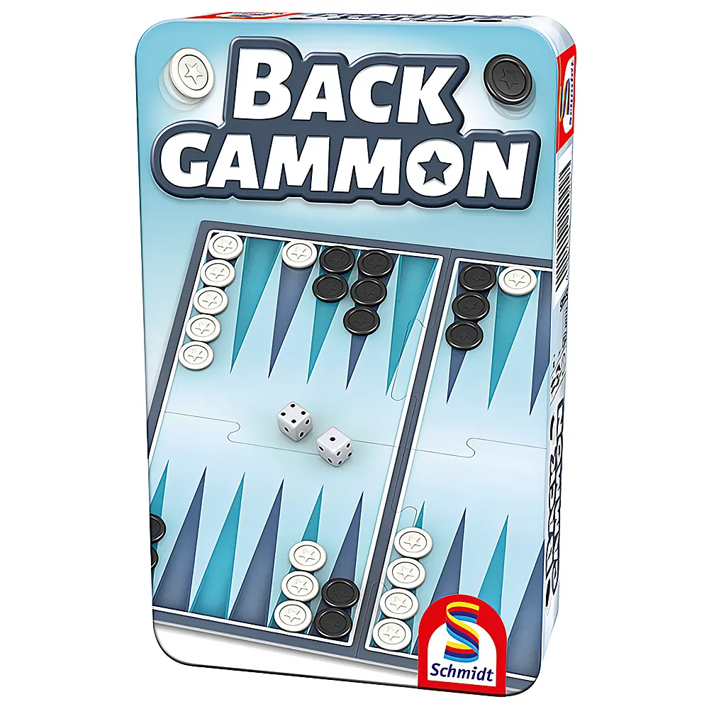 Schmidt Spiele Backgammon Metalldose
