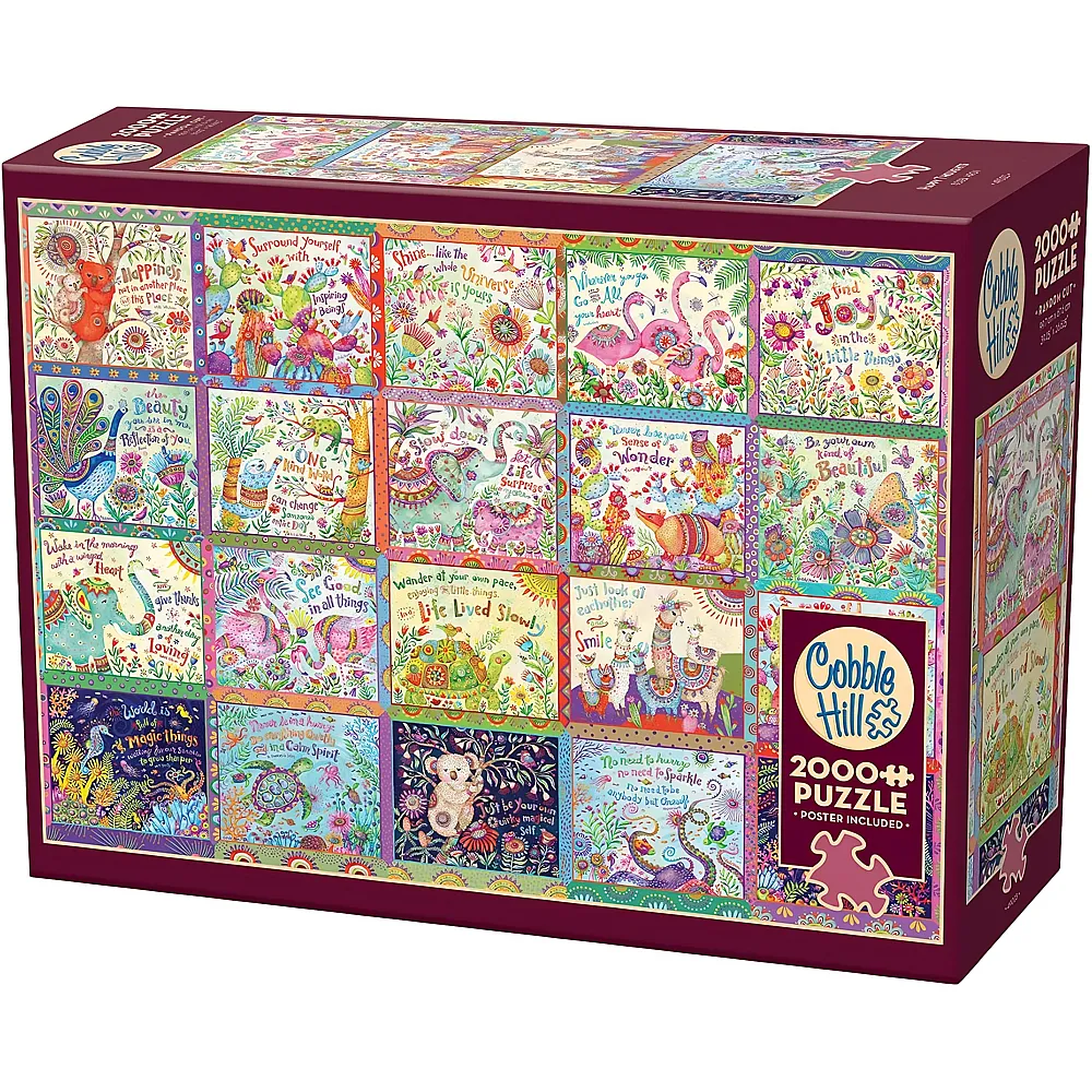 Cobble Hill Puzzle Fr�hliche Gedanken - 2000 Teile
