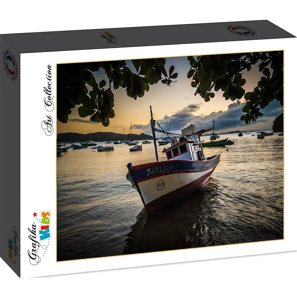 Grafika Puzzle Art Collection Grafika Kids Sunset on the Marina - 12 Teile