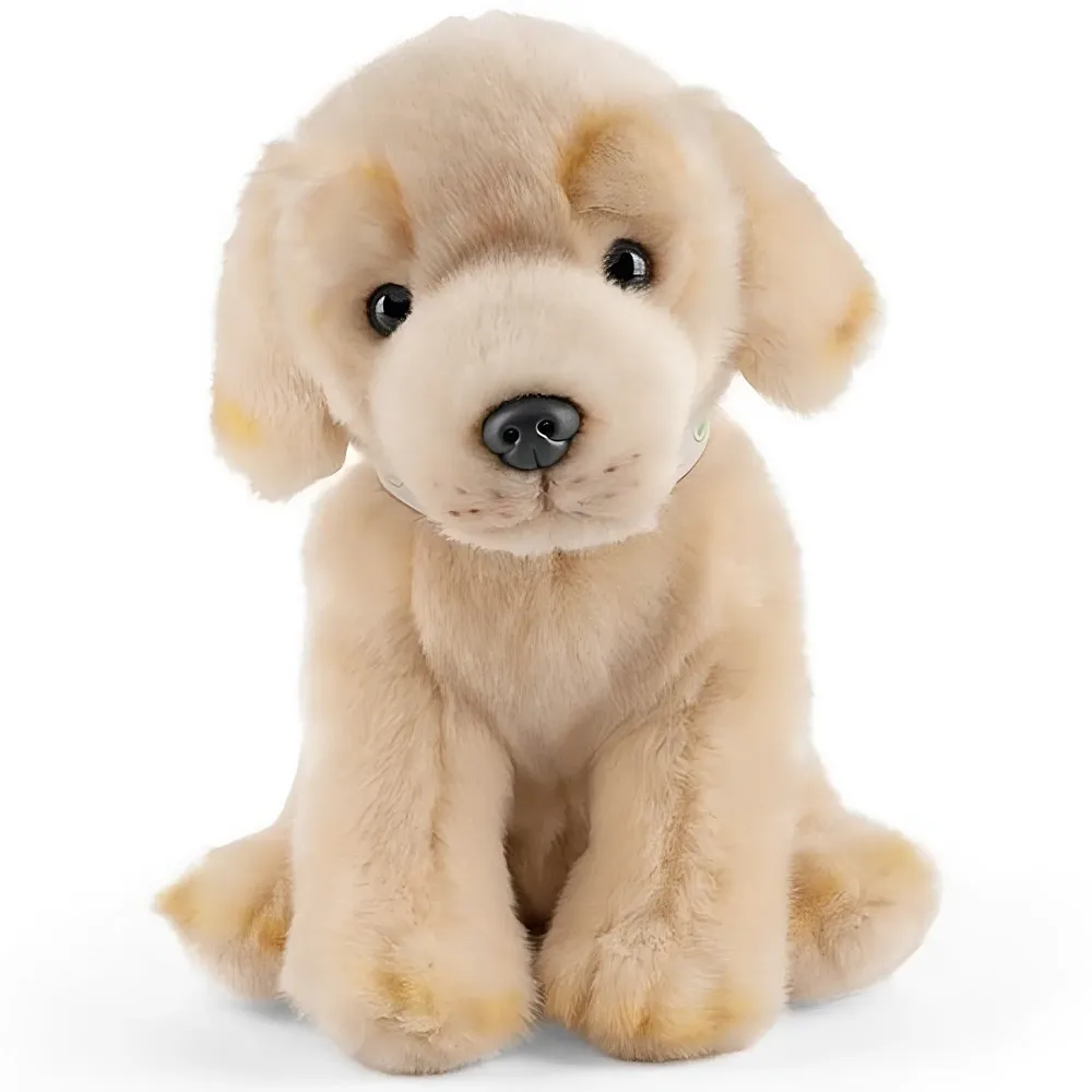Living Nature Golden Labrador Welpe mit Sound - 24 cm | Hunde Pl�sch