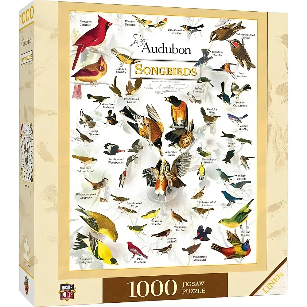 Master Pieces Puzzle Songbirds 1000Teile