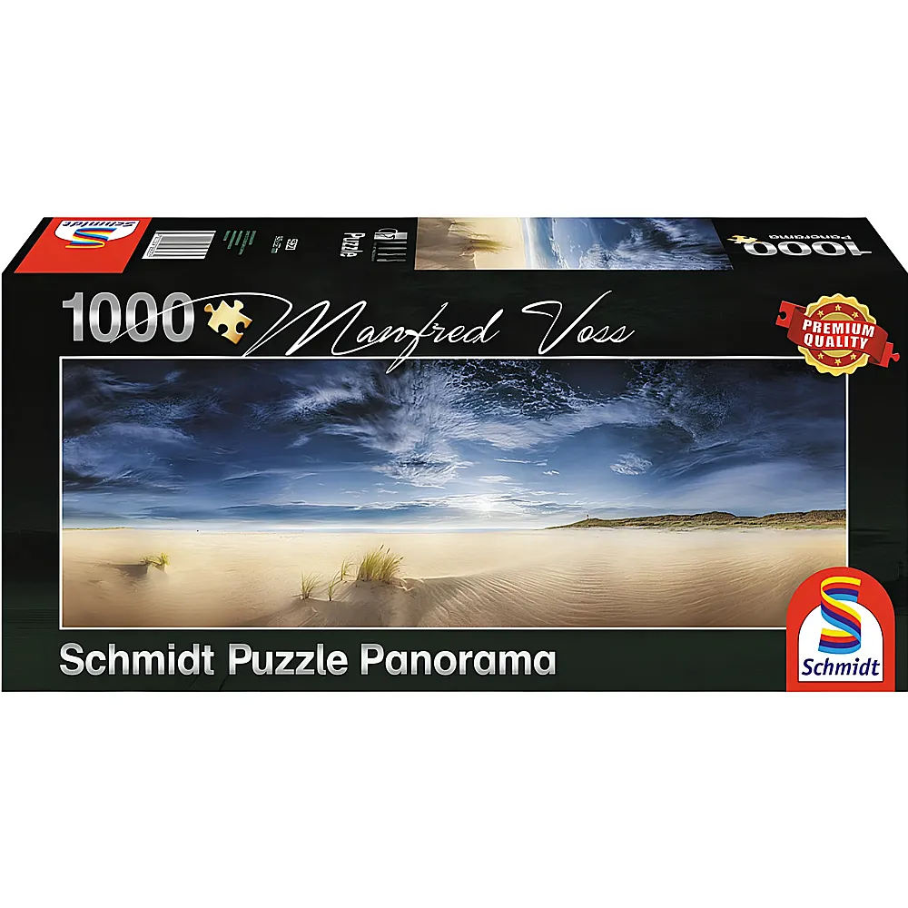Schmidt Puzzle Panorama Manfred Voss Unendliche Welt Sylt 1000Teile