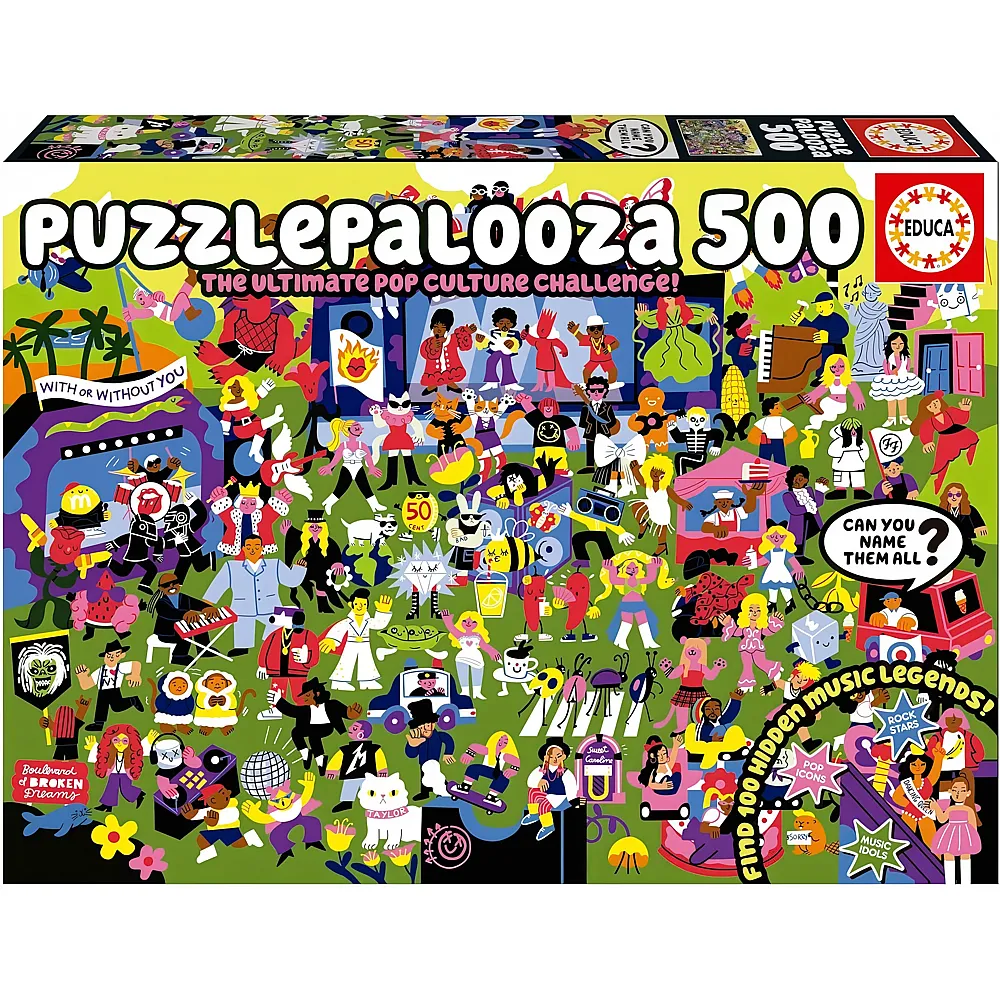 Educa PuzzlePalooza - 500 Teile