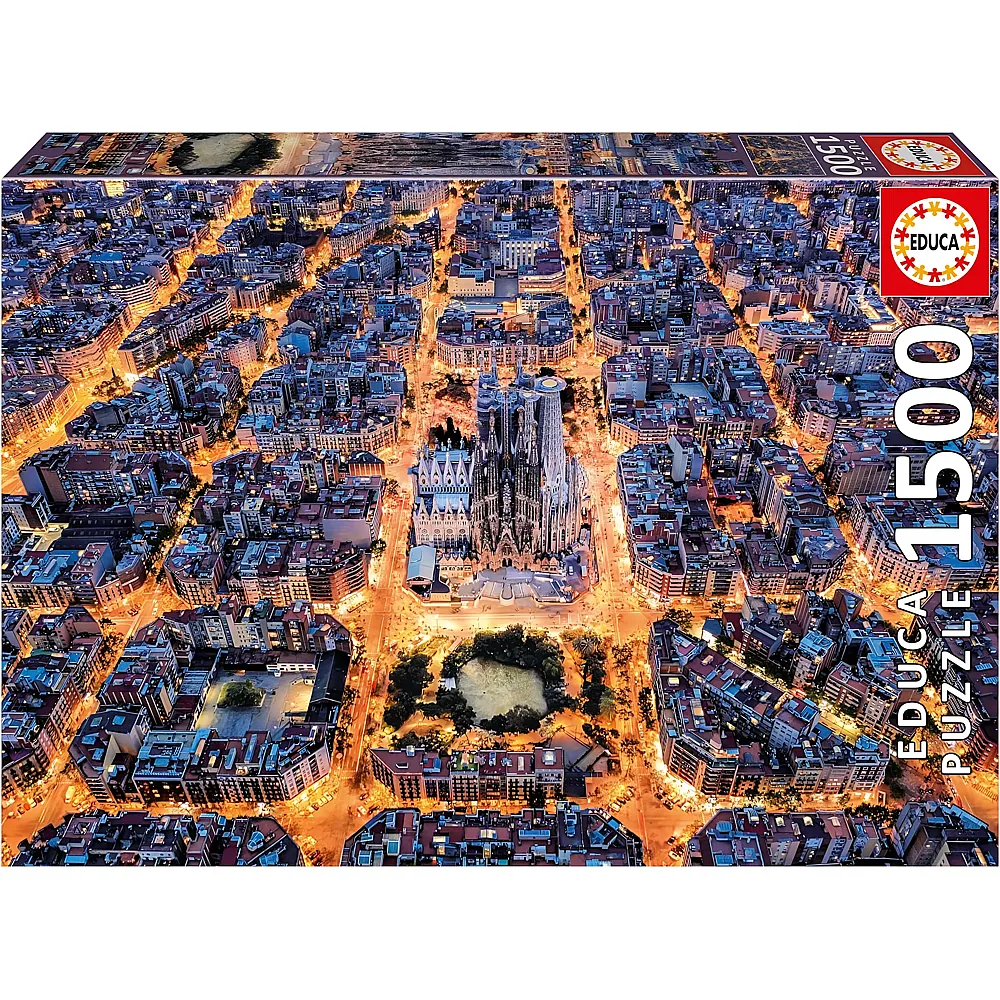 Educa Puzzle Barcelona von Oben - 1500 Teile
