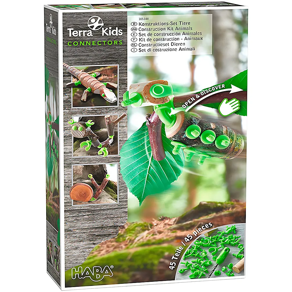 HABA Terra Kids Konstruktions-Set Tiere