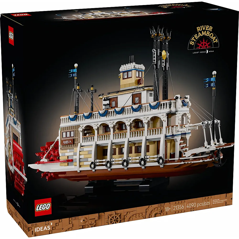 LEGO Ideas Flussraddampfer 21356